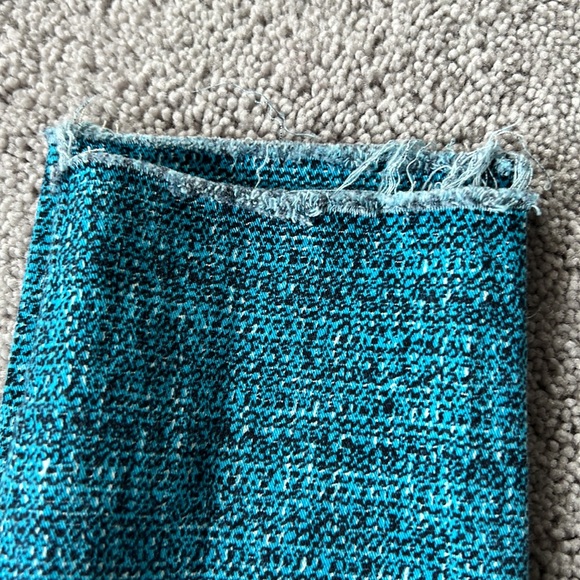 Rag & Bone Turquoise Blue Tweed Printed Leggings Jeans Pants - Picture 4 of 12